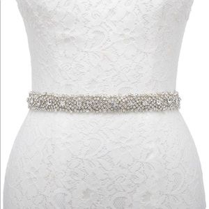 Rhinestone Bridal Dress Belt/Sash